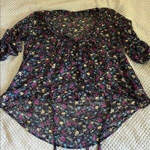 Floral Women's Top - Multicolor
